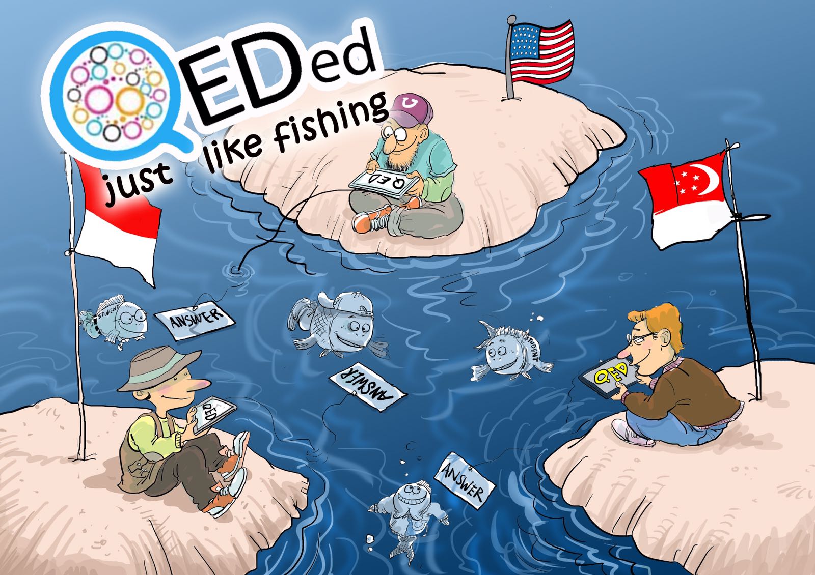Like fishing...